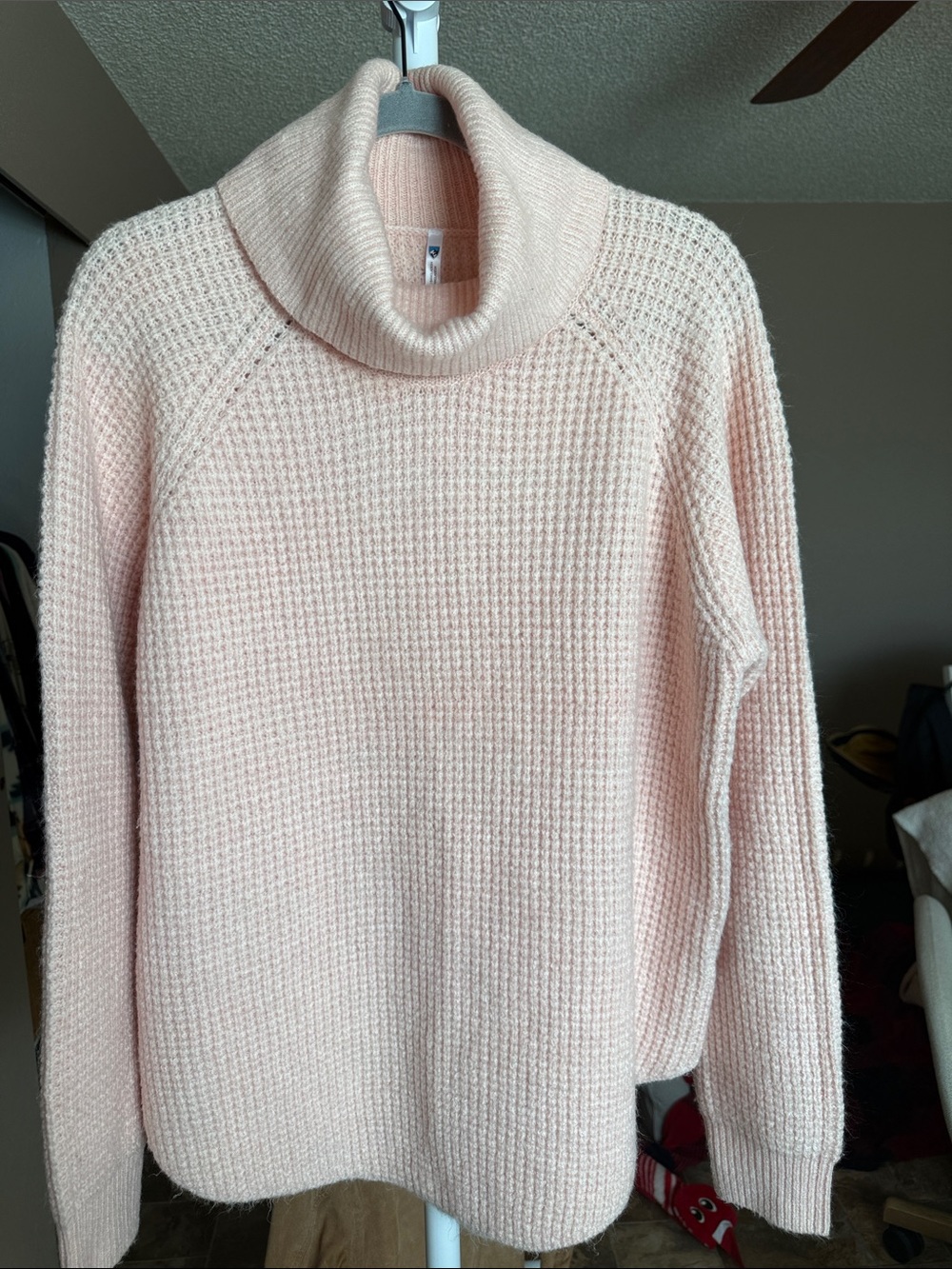 Kuhl Blush Pink Cowl Neck Sweater
